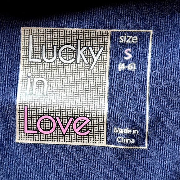 LUCKY IN LOVE SKORT Sz Small Side LACE POCKET CASUAL CHIC ACTIVEWEAR BALLETCORE - Picture 8 of 10